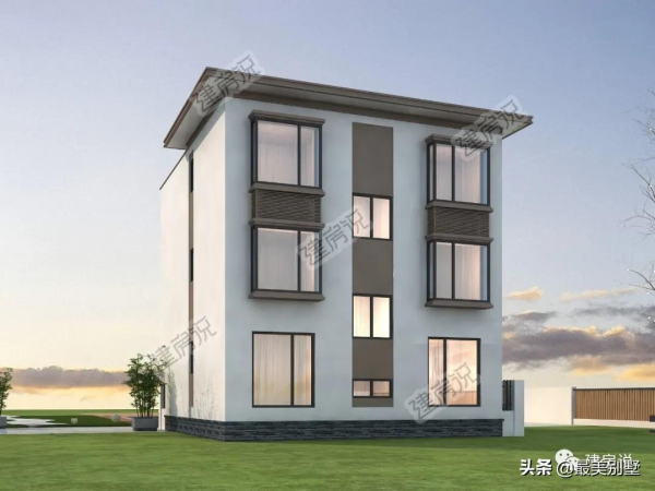 不當房奴！回鄉建棟漂亮現代風別墅，生活樂逍遙