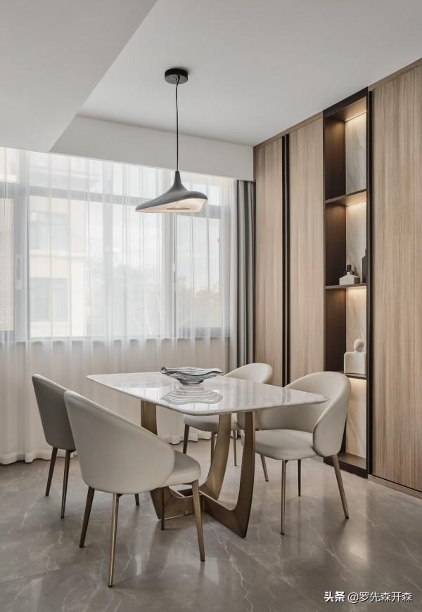 江蘇&CenterDot;280㎡現代簡約疊墅裝修設計實景；低純度營造舒心的居家氛圍