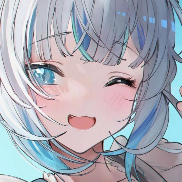 藍色系動漫頭像♡