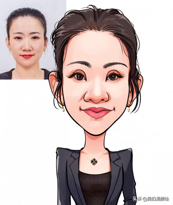 2021年畫的人物肖像漫畫作品精選