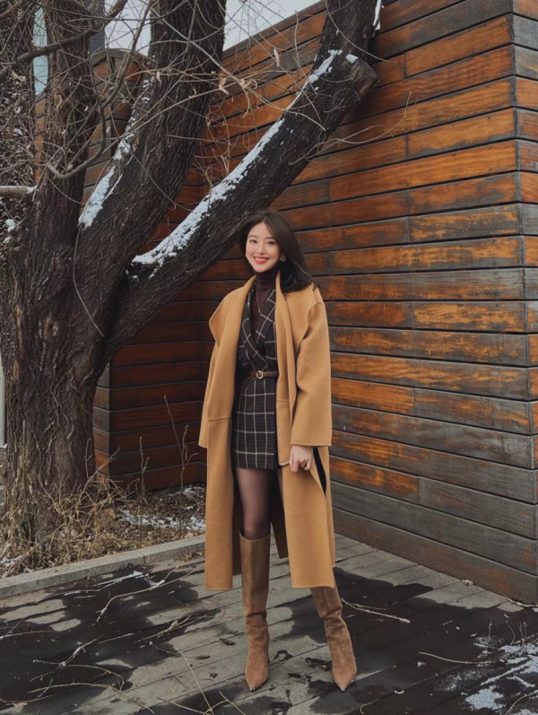 楊採鈺太會穿了，打扮知性大方不浮誇，法式情調很適合普通人借鑑