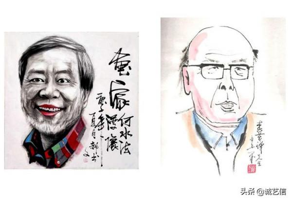 中國藝術名家肖像漫畫展