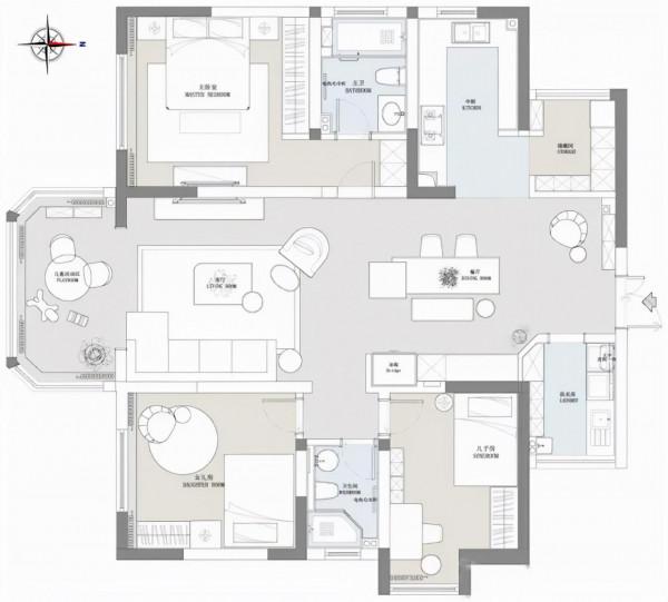 案例分享 | 120㎡現代舒適:家是充滿愛與樂的溫馨空間 案例分享 | 120㎡現代舒適:家是充滿愛與樂的溫馨空間