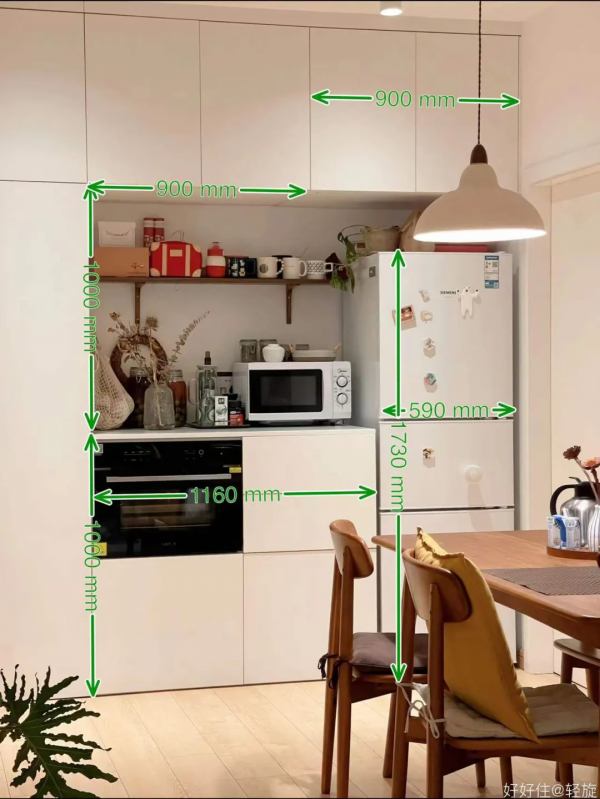 這個餐邊櫃太能裝，3種剛需功能，一步到位