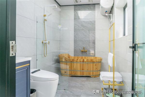 北京平谷金海湖淺山石語民宿，緊依大金山將軍關石河畔，LOFT別墅