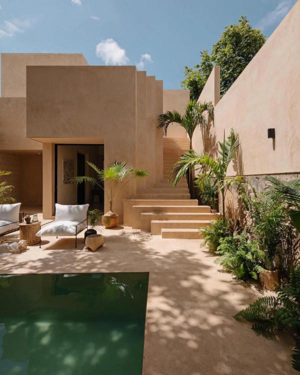 墨西哥殖民地式的老房子