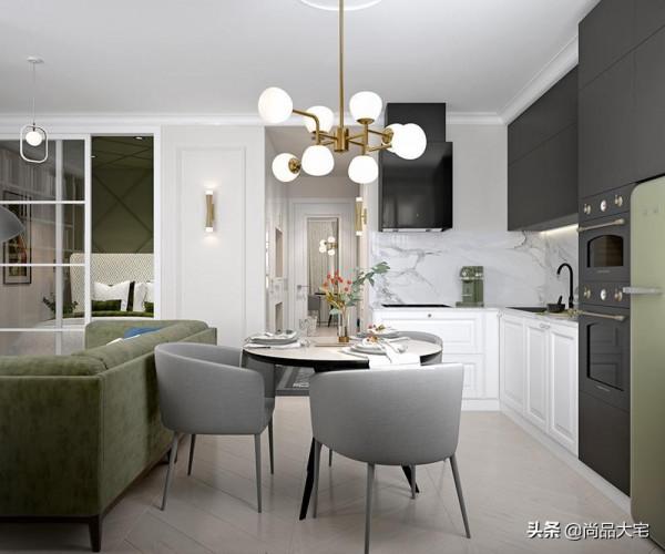 北京55歲中年夫妻的35㎡公寓，房屋配色讓人賞心悅目，耐看又高階