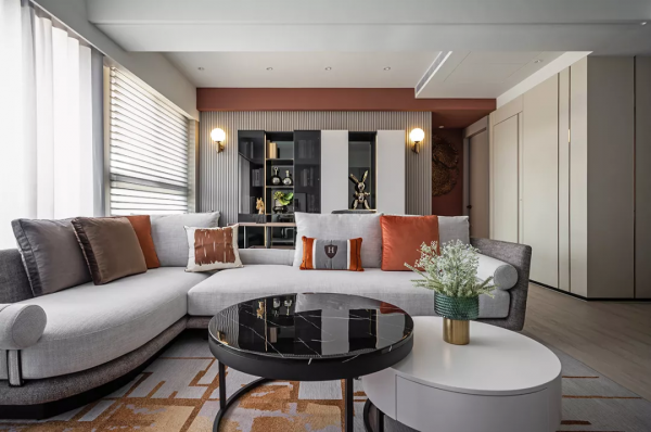 97㎡輕奢風兩居室，低調內斂，高雅時尚