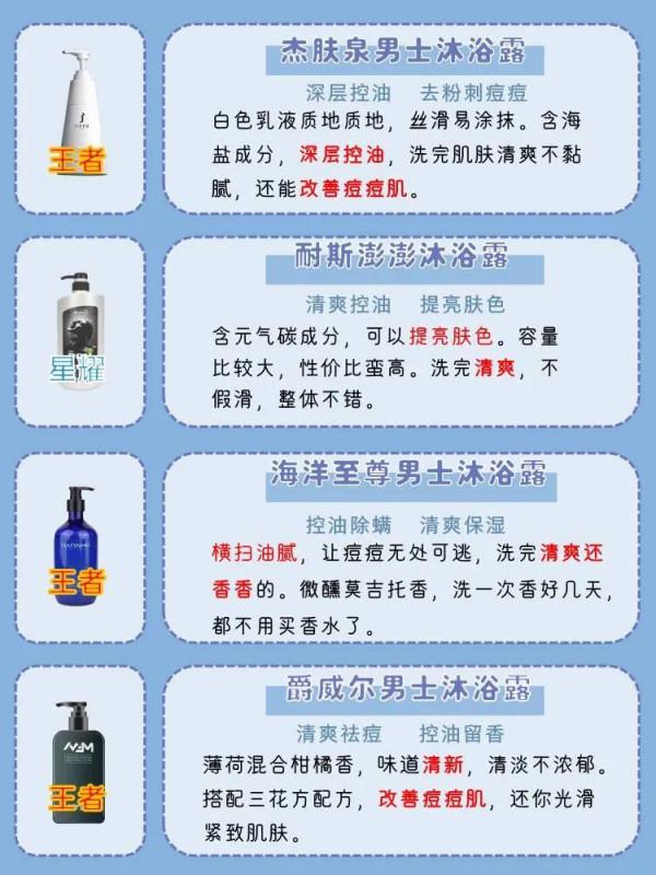 這些男士沐浴露太清爽！下個月發工資繼續囤