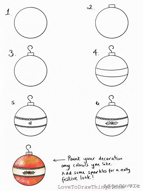 簡單好看的冬季簡筆畫