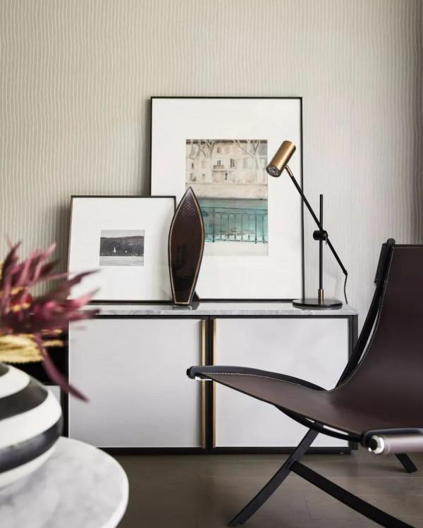 129㎡現代輕奢，自然舒適的中性色，華麗精緻的檔次