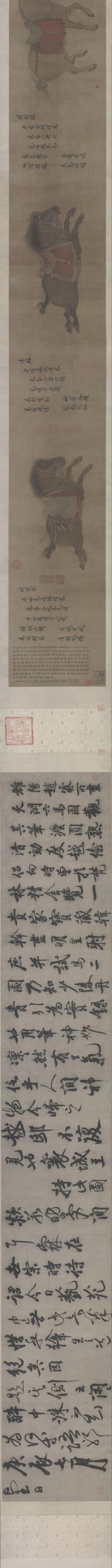 歷代戰馬圖的上乘之作，亦是研究昭陵六駿難得的資料