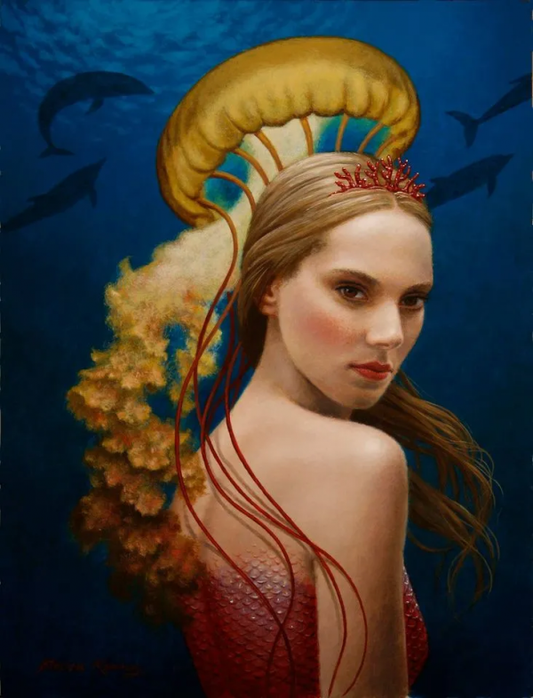 史蒂文-肯尼，大自然的美麗和神秘，在超現實畫作創意中表現