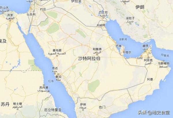 沙特和阿聯酋交換土地，讓卡達失去了一個鄰國