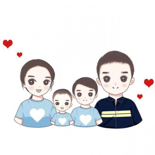 一家四口微信頭像 一家四口微信頭像