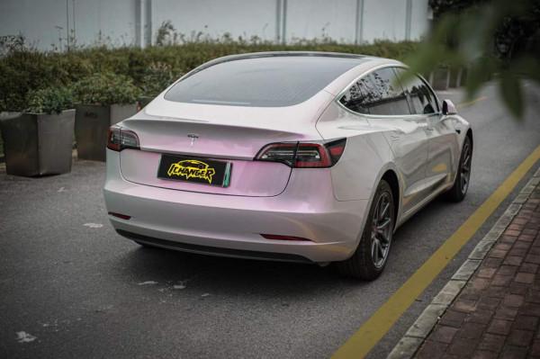 特斯拉MODEL3汽車Ichanger（ICR）改變者改色膜夢幻火山灰