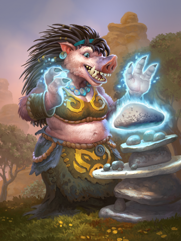 酒館戰棋原畫—野豬人篇