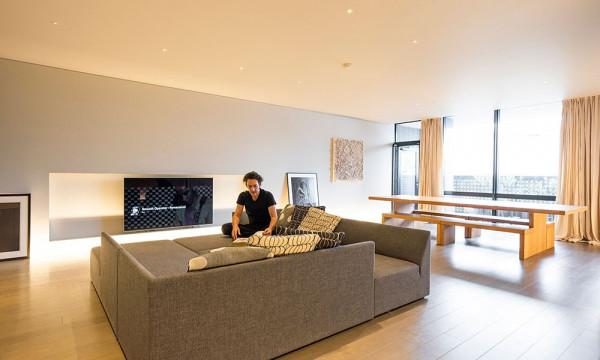 180㎡大平層選極簡風，全屋無主燈設計，高階大氣過30年也不用換