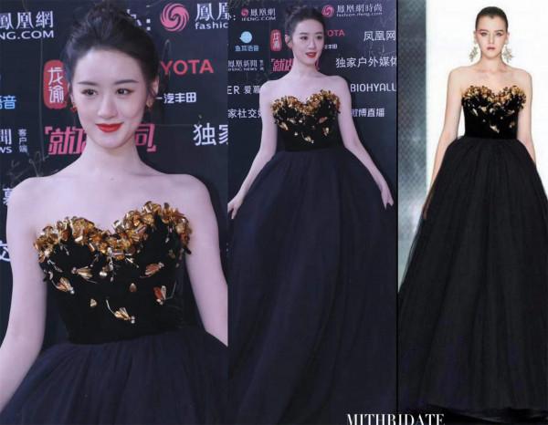 紅毯穿搭，蔣勤勤優雅李若彤仙氣，景甜變身復古名媛貴氣出挑