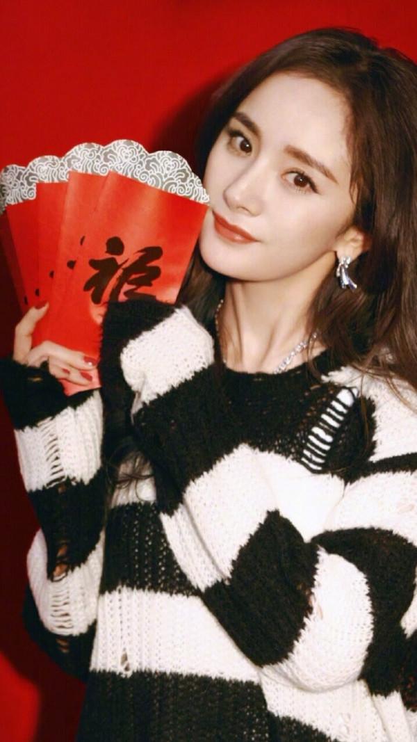 楊冪驚豔的造型，太美了