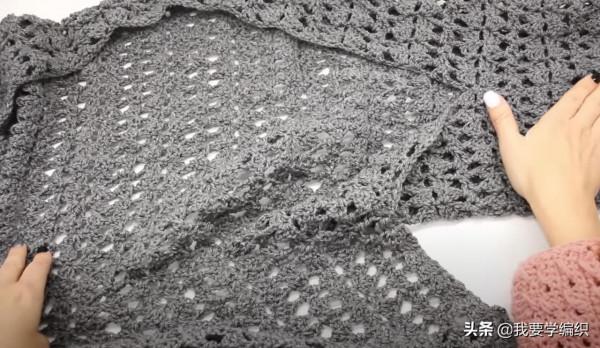 這種款式的開衫很舒服，寬鬆式休閒披肩開衫教程，大方舒適又瀟灑