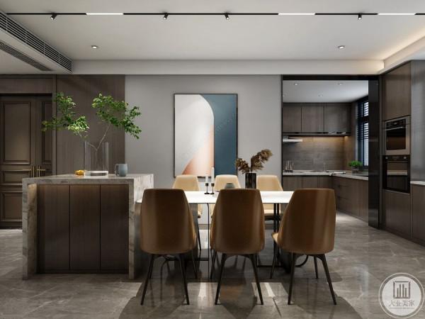 160㎡現代輕奢以黑白灰為主色調，體現屋主的低調和內斂