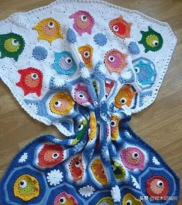 推薦一些彩色手工毯子的作品，希望這些五顏六色給你帶來好心情