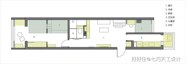 50㎡的三室一廳，你想住嗎？