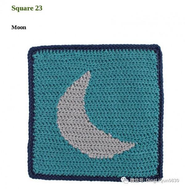 「鉤編圖解」28個經典的雙面彩色編織圖案，製作家居小物很好用