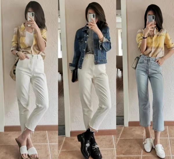 40歲女人秋季“褲裝”搭配，從牛仔褲到西褲，解決你的穿衣難題