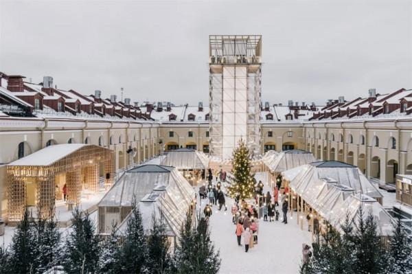 夏日劇場,冬日滑雪:俄羅斯Nikolsky Rows商業廣場改造案例現狀 夏日劇場,冬日滑雪:俄羅斯Nikolsky Rows商業廣場改造案例現狀