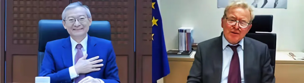 張明大使辭行拜會歐盟機構主要領導人及高官 張明大使辭行拜會歐盟機構主要領導人及高官