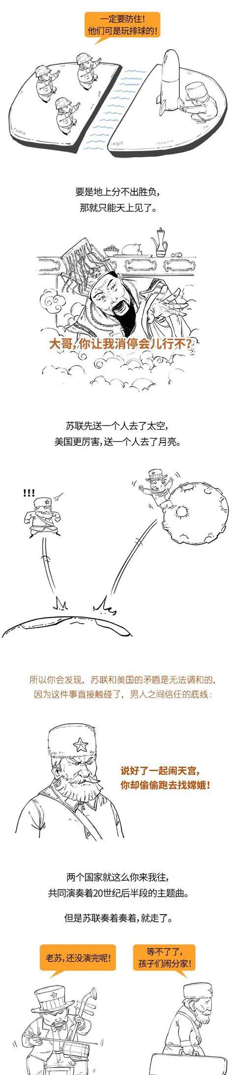 號稱戰鬥民族的俄羅斯，歷史上打仗並不咋樣，看看漫畫怎麼講