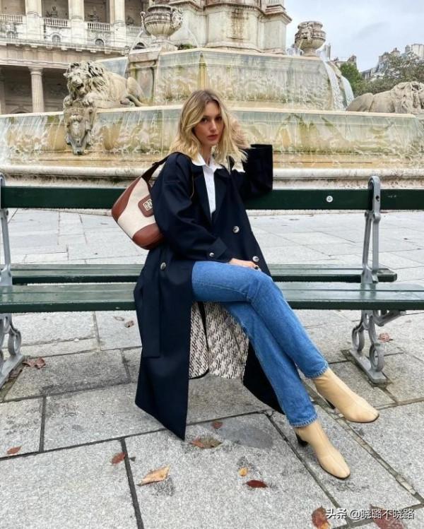 放棄你的小黑靴吧！今年這“3雙”正流行，顯高時髦，搭風衣真美