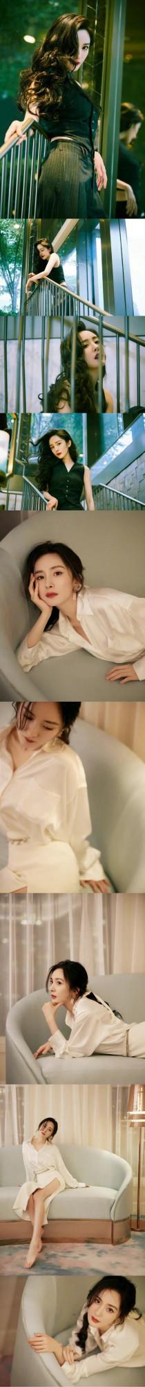 楊冪絕了，仙女下凡，美暈我了