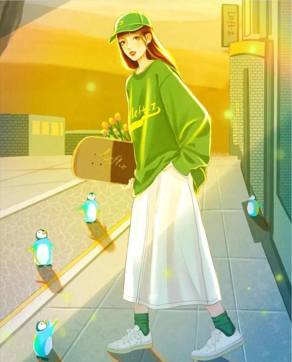 治癒漫畫，愛生活，愛自己，做個寶藏女孩