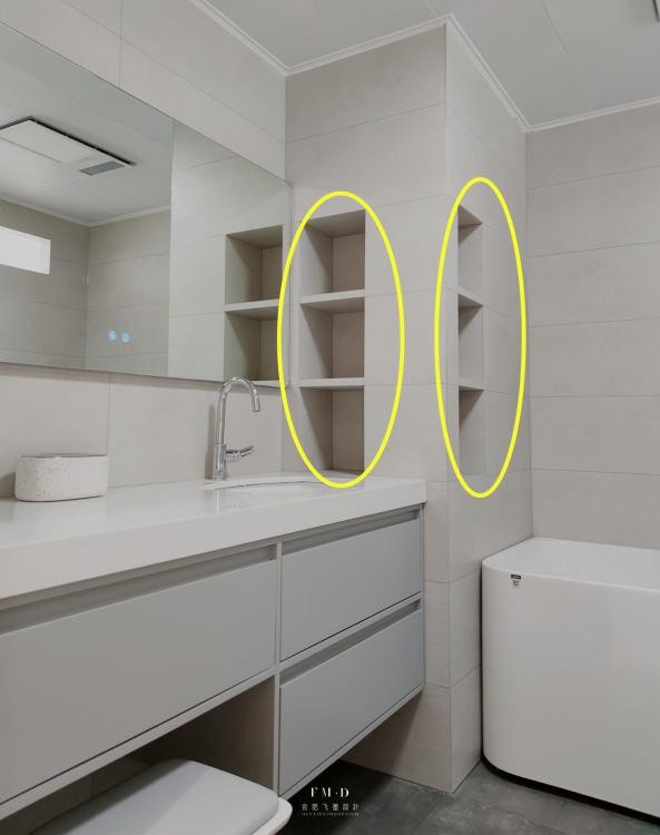 真夠機智的,包下水管又能多出2㎡收納區,雙面置物好放瓶瓶罐罐 真夠機智的,包下水管又能多出2㎡收納區,雙面置物好放瓶瓶罐罐