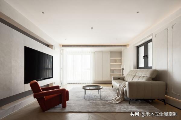 140㎡現代風，簡潔舒適、質感細膩，輕鬆滿足三代同堂之家