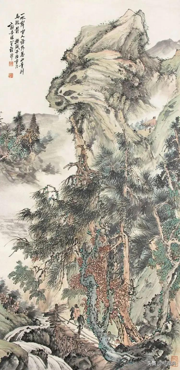 三十幅名家山水中堂，太養眼了