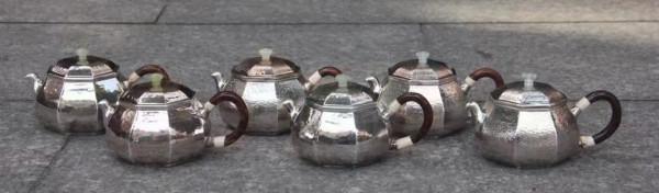 玉蓋銀身海黃柄！這八角西施壺好美！珍藏品來了