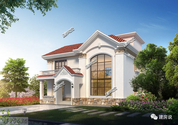 30萬建如此優秀的別墅，佔地100平出頭，反手就是一個贊