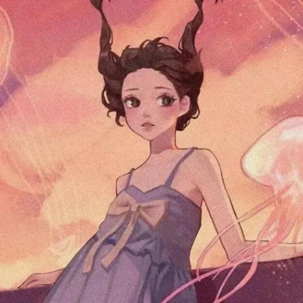 超治癒的動漫頭像｜月落星沉