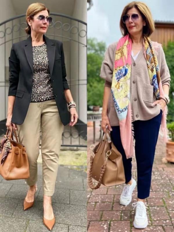 個矮還微胖,這位60歲奶奶太會穿,越老越有範,她是如何做到的? 個矮還微胖,這位60歲奶奶太會穿,越老越有範,她是如何做到的?