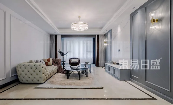 162㎡二居室 &vert; 當美式遇上輕奢，感受最純粹的時尚觸感