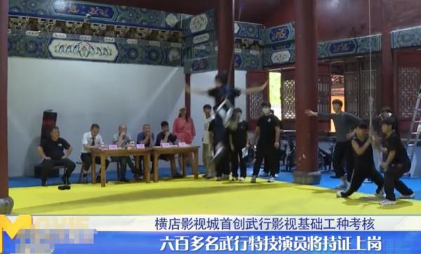 武行特技演員都要專業證呢？感情現在娛樂圈只有明星不要證？