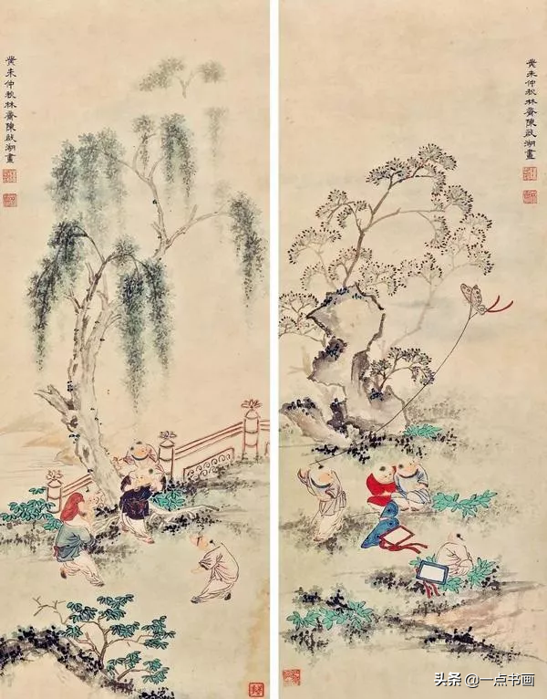 陳啟湖工筆人物欣賞