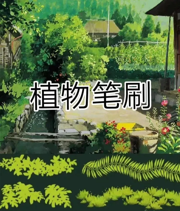 怎麼畫出好看的花草植物？植物花卉筆刷合集快用上