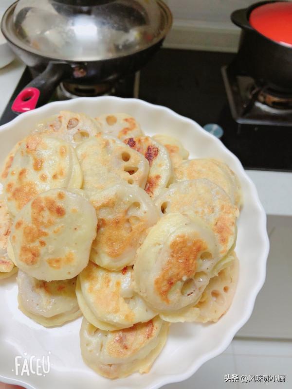 小郭教你:香煎藕合這樣做,不用油炸,香而不膩 小郭教你:香煎藕合這樣做,不用油炸,香而不膩