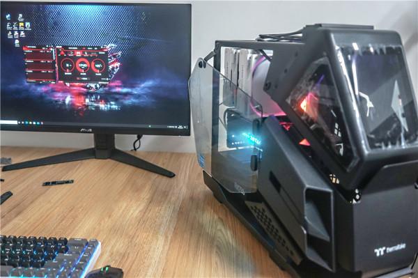 桌面上的武直&mdash;&mdash;5800X&plus;索泰3080天啟&plus;TT阿帕奇MINI機箱裝機