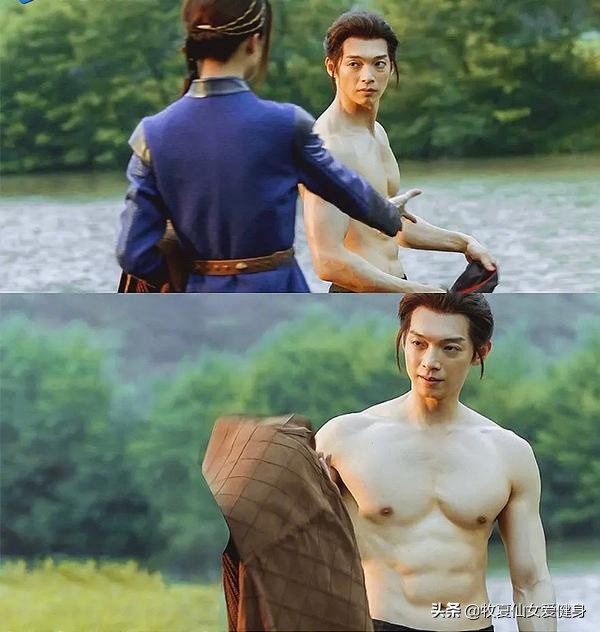 辰亦儒常年堅持鍛鍊，手臂健壯有力，表示運動是最好維持身材方法